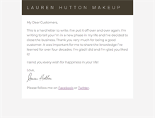 Tablet Screenshot of laurenhutton.com